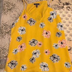 Madewell Yellow Floral Camisole Top